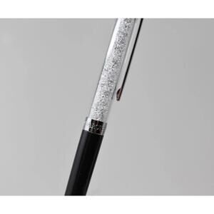 SWAROVSKI Black Chrome Crystalline Ballpoint Pen Vintage 5224383